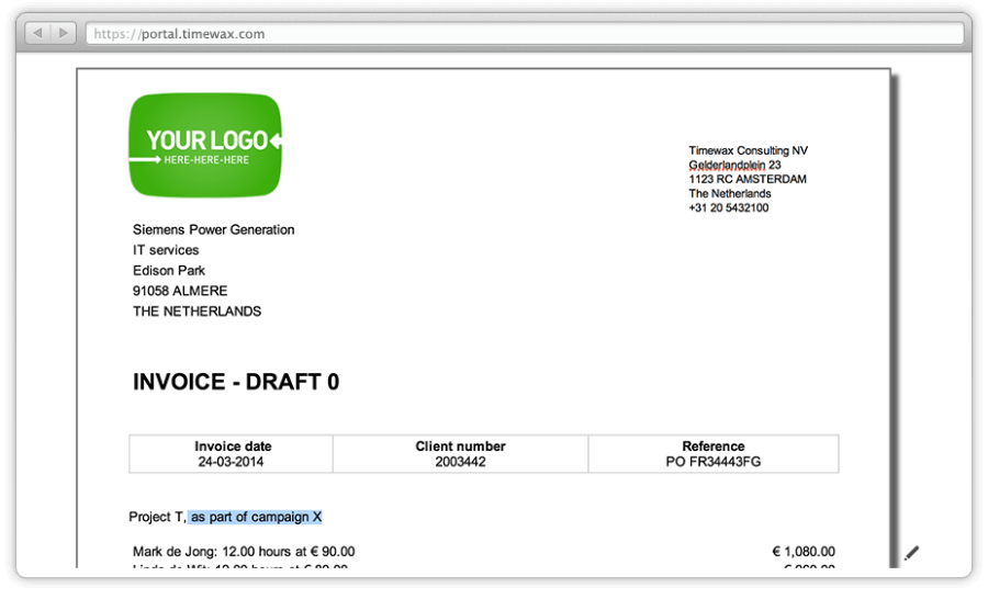 Invoicing
