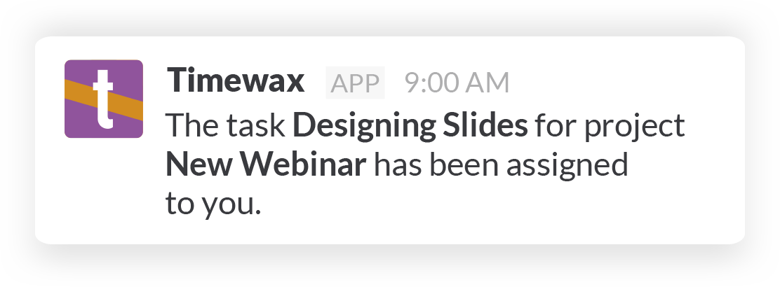 Slack alert task