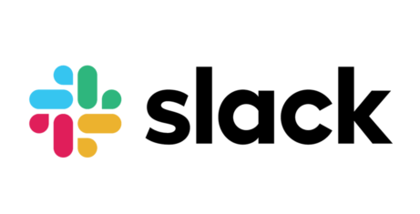 The logo of business messenger Slack