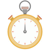 An illustration of a stopwatch