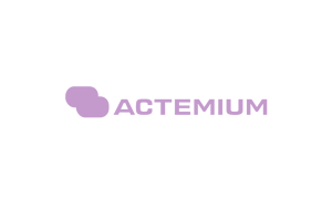 The purple logo of service provider Actemium
