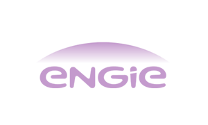 The purple logo of technical service provider Engie