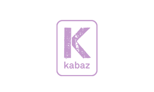 The purple logo of Kabaz architects