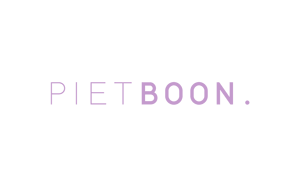 The purple logo of Piet Boon