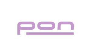 The purple logo of Pon automotive importers