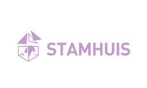 The purple logo of contractor company Stamhuis