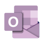 Coloured logo of Outlook