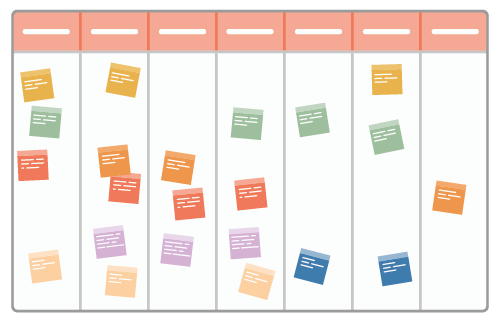 Illustration of an old-fashioned planning board