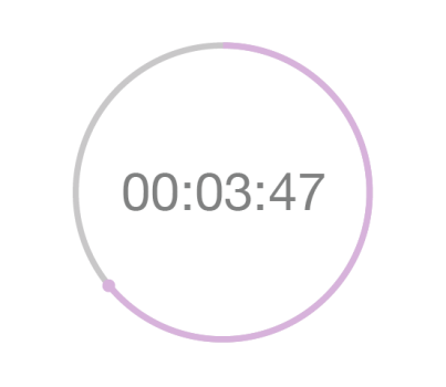 Illustration of a timer running to record spent time.