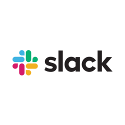 The logo of Slack