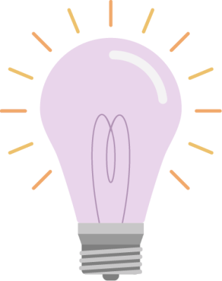 Illustration of a light bulb