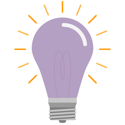 Illustration of a light bulb